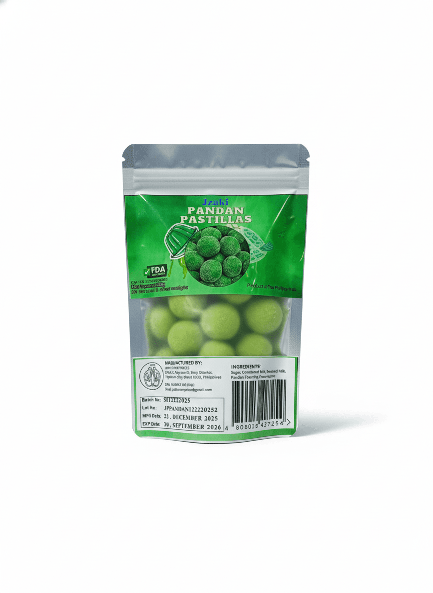 150g Jzaki Pandan Pastillas