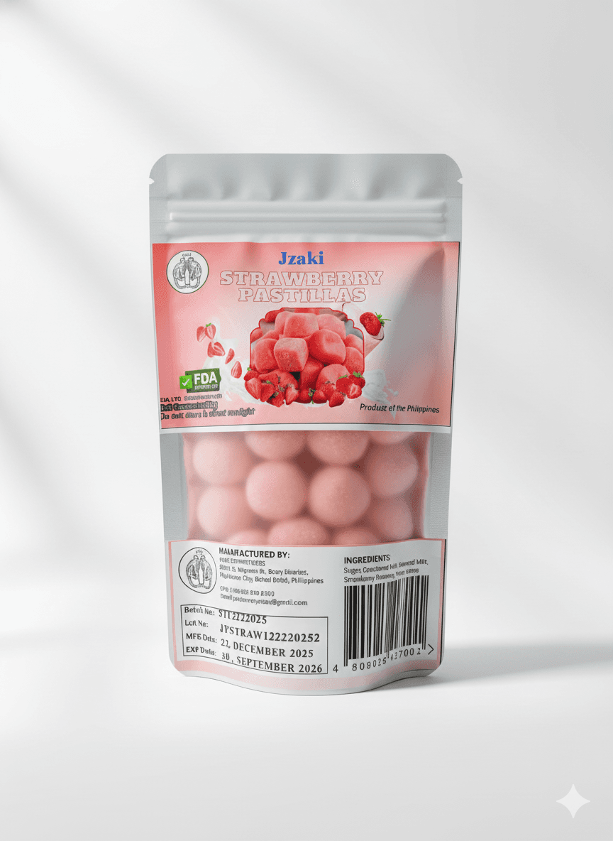 150g Jzaki Strawberry Pastillas